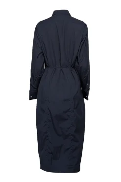 Rag & Bone - Navy Poplin Long Sleeve Shirtdress Sz M
