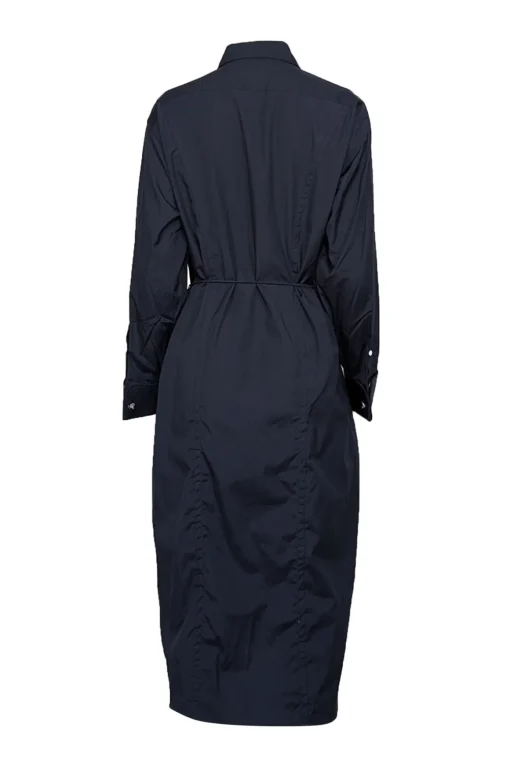 Rag & Bone - Navy Poplin Long Sleeve Shirtdress Sz M