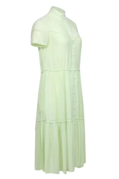 Rag & Bone - Pastel Green Tiered Crinkle Dress Sz XS