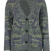 Rails - Green Camo Wool Blend Oversized Cardigan Sz S