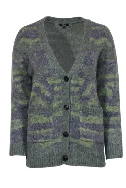 Rails - Green Camo Wool Blend Oversized Cardigan Sz S