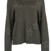 Rails - Olive Scoop Neck Star Sweater Sz L