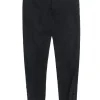 Ralph Lauren - Black High Waisted Skinny Jeans w/ Paneling & Leather Lace-Up Trim Sz 28