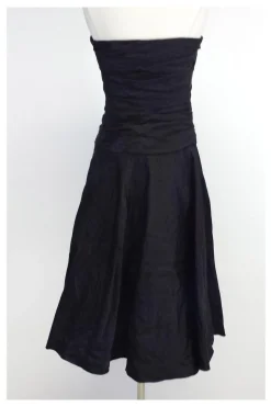 Ralph Lauren - Black Strapless Mid Length Gown Sz 4