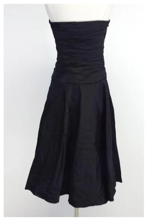 Ralph Lauren - Black Strapless Mid Length Gown Sz 4