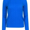 Ralph Lauren - Blue Cable Knit Sweater Sz S