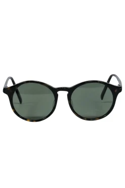 Ralph Lauren - Dark Brown Tortoise Shell Round Sunglasses