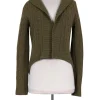 Ralph Lauren - Olive Green Cable Knit Cardigan Sz S