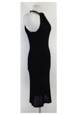 Ralph Lauren Black Label - Black Knit High Neck Dress Sz L