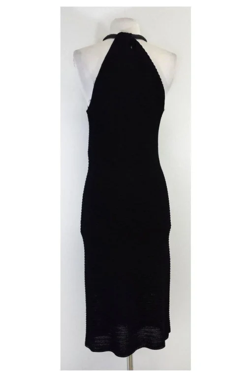 Ralph Lauren Black Label - Black Knit High Neck Dress Sz L