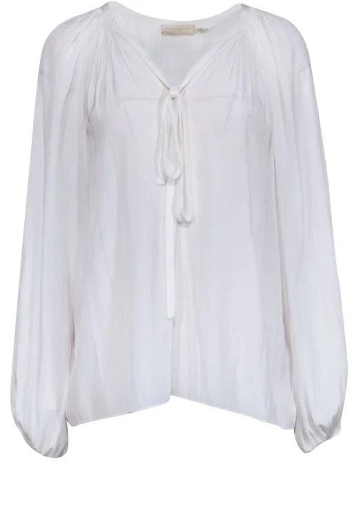 Ramy Brook - White Peasant Top Sz XS