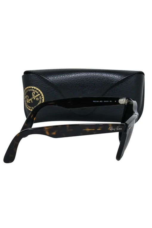 Ray Ban - Brown Tortoise Front w/ Red Leg Sunglasses
