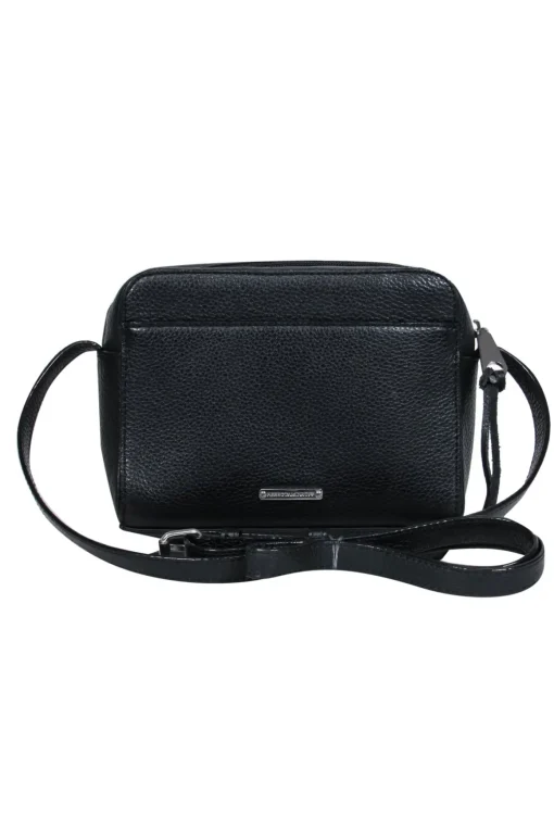 Rebecca Minkoff - Black Square Pebbled Leather Crossbody