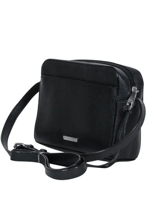 Rebecca Minkoff - Black Square Pebbled Leather Crossbody