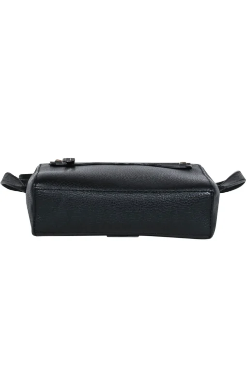 Rebecca Minkoff - Black Square Pebbled Leather Crossbody