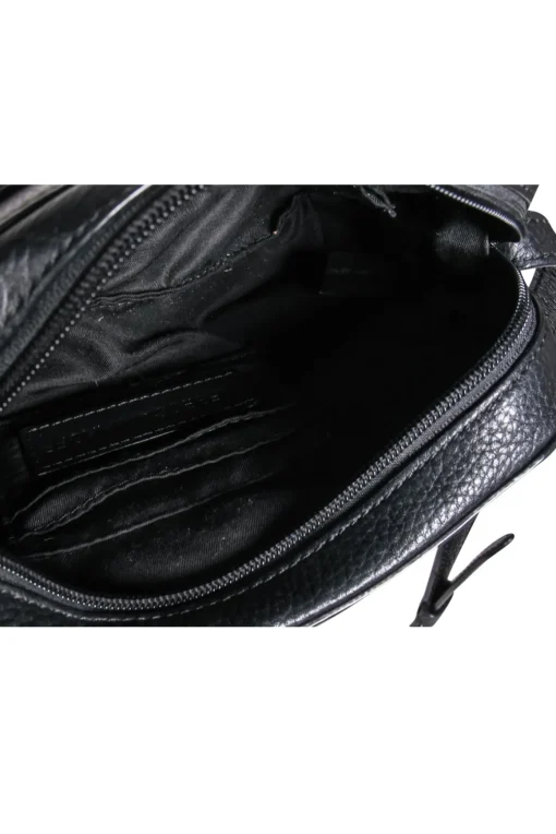 Rebecca Minkoff - Black Square Pebbled Leather Crossbody