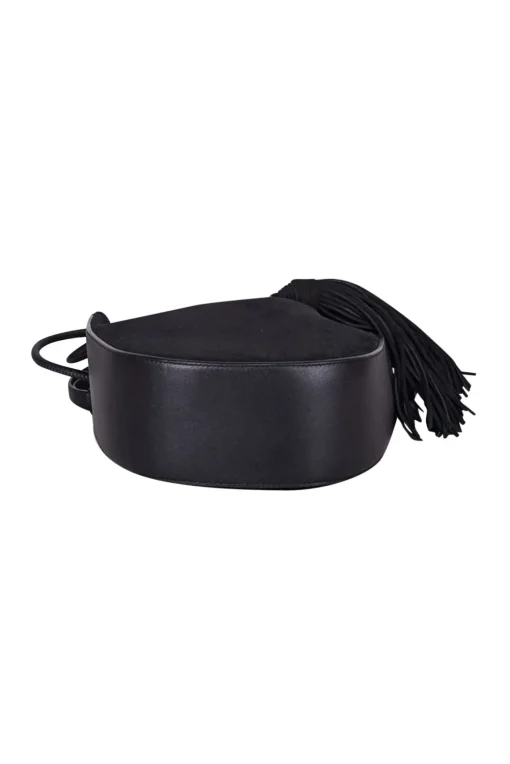 Rebecca Minkoff - Black Suede & Leather Bucket Crossbody