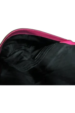 Rebecca Minkoff - Hot Pink Envelope Clutch w/ Zipper Trim