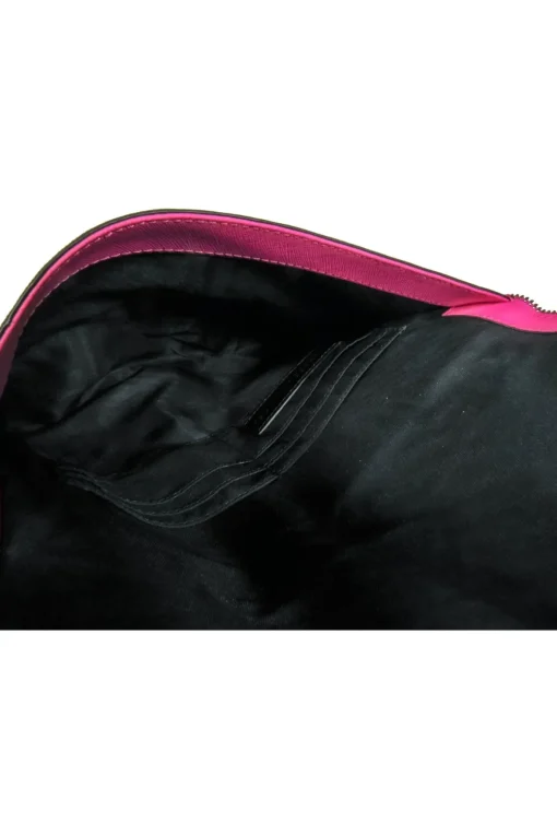 Rebecca Minkoff - Hot Pink Envelope Clutch w/ Zipper Trim
