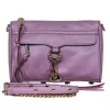 Rebecca Minkoff -  Lavender Leather Crossbody w/ Lobster Claw Clasp