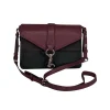 Rebecca Minkoff - Maroon, Green, & Black Saffiano Leather Crossbody Bag