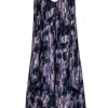 Rebecca Minkoff - Navy & Pink Pattern Silk Sundress Sz M