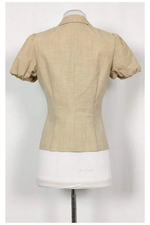 Rebecca Taylor - Beige Short Sleeve Blazer Sz 6