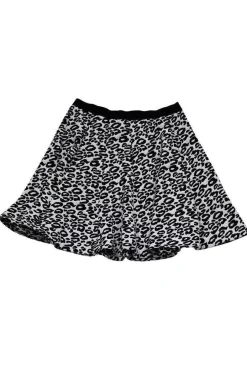 Rebecca Taylor - Black & White Animal Print Skirt Sz 2