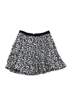 Rebecca Taylor - Black & White Animal Print Skirt Sz 2