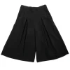 Rebecca Taylor - Black Pleated Culottes Sz 4
