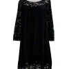 Rebecca Taylor - Black Silk Lace Dress Sz 6