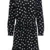 Rebecca Taylor - Black Silk Dress w/ Floral Print Sz 4