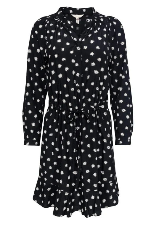 Rebecca Taylor - Black Silk Dress w/ Floral Print Sz 4