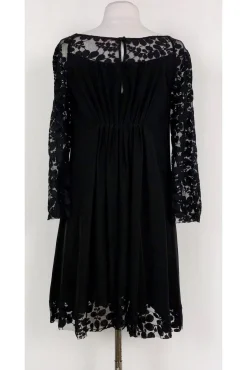 Rebecca Taylor - Black Silk Lace Dress Sz 6