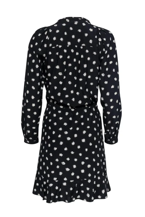 Rebecca Taylor - Black Silk Dress w/ Floral Print Sz 4