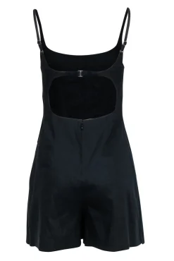 Rebecca Taylor - Black Sleeveless Skort Style Romper Sz 2