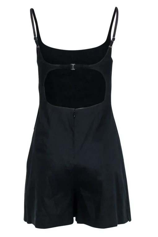 Rebecca Taylor - Black Sleeveless Skort Style Romper Sz 2