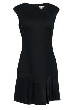 Rebecca Taylor - Black Textured Sleeveless Dress Sz 6