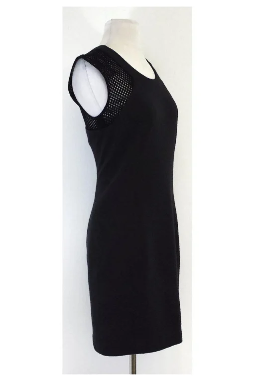 Rebecca Taylor - Black Textured Sheath Dress Sz 6