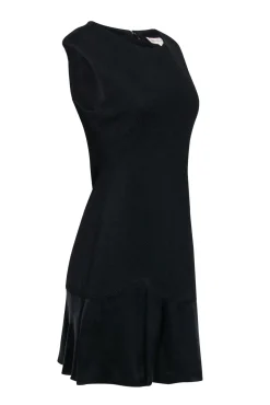 Rebecca Taylor - Black Textured Sleeveless Dress Sz 6