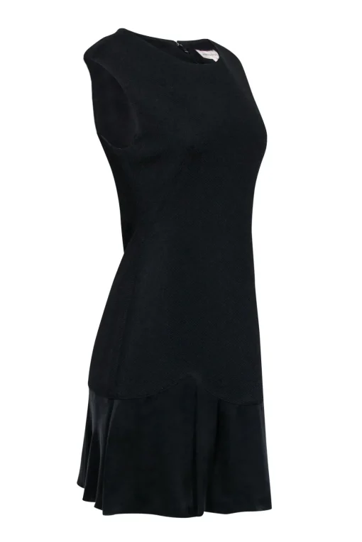 Rebecca Taylor - Black Textured Sleeveless Dress Sz 6