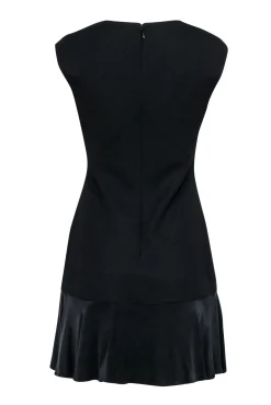 Rebecca Taylor - Black Textured Sleeveless Dress Sz 6