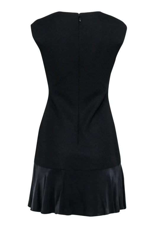 Rebecca Taylor - Black Textured Sleeveless Dress Sz 6