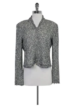 Rebecca Taylor - Blue & White Speckled Blazer Sz 10