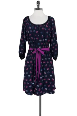 Rebecca Taylor - Blue Floral Dress Sz 8