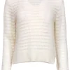 Rebecca Taylor - Cream Open Knit Sweater Sz M