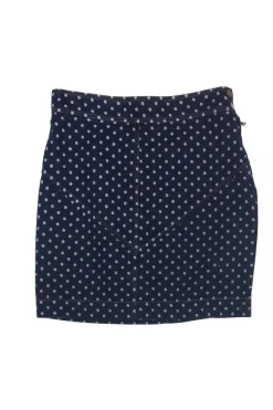 Rebecca Taylor - Denim Polka Dot Miniskirt Sz 8