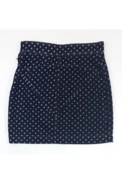 Rebecca Taylor - Denim Polka Dot Miniskirt Sz 8