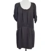Rebecca Taylor - Grey Animal Print Silk Dress Sz 8