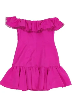 Rebecca Taylor - Hot Pink Off-the-Shoulder Dress Sz 10